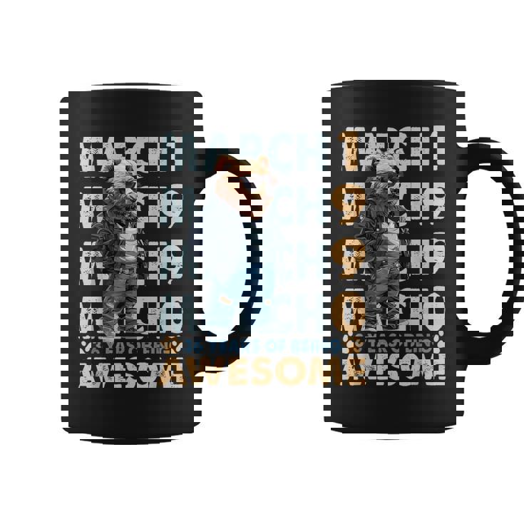 36Th Birthday Cool Bear March 1990Intage 36 Years Old コーヒーマグ