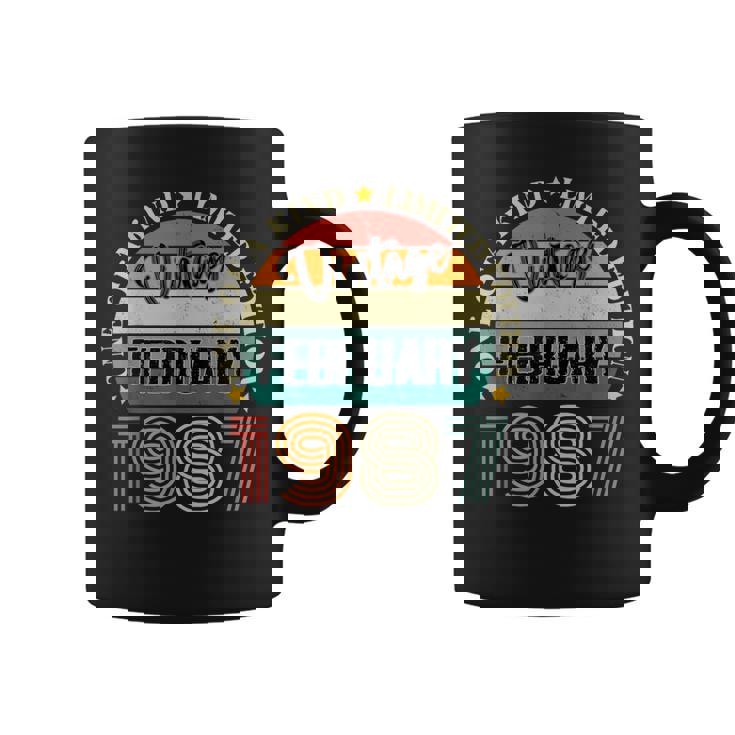37歳 ヴィンテージ 1987年2月 37歳の誕生日 レトロ コーヒーマグ