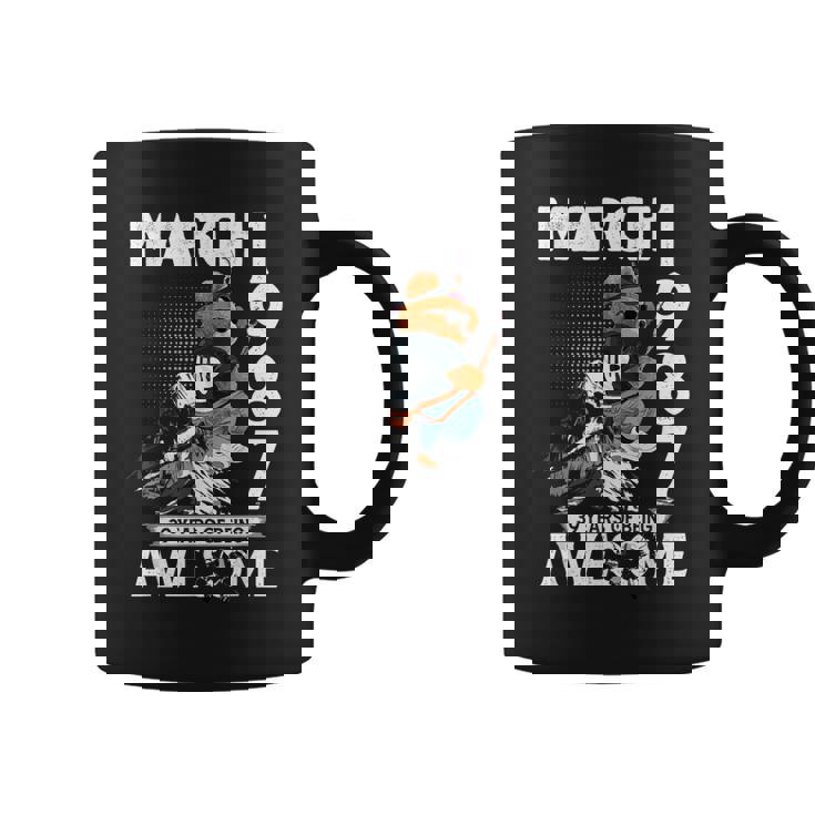 39Th Birthday Legends March 1987Intage 39 Years Old コーヒーマグ