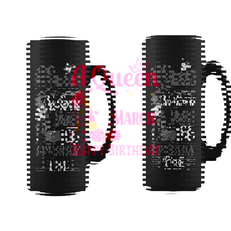 49歳の誕生日 ハイヒール A Queen Was Born In 3月 1976 コーヒーマグ