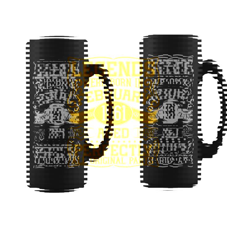 55歳の誕生日伝説は1961年2月に誕生しました。 コーヒーマグ