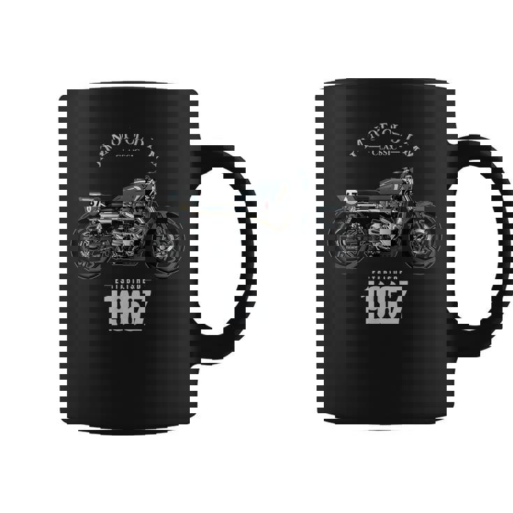 57 歳の誕生日男性オートバイ バイクに乗る人 1967 コーヒーマグ