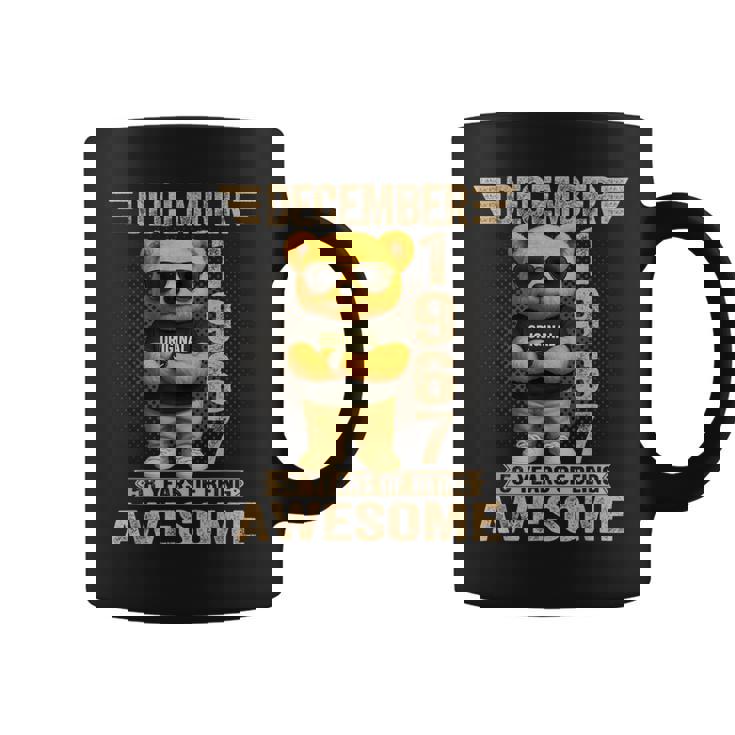 58歳 1967年12月 テディベア 58歳 誕生日 男性 女性 コーヒーマグ