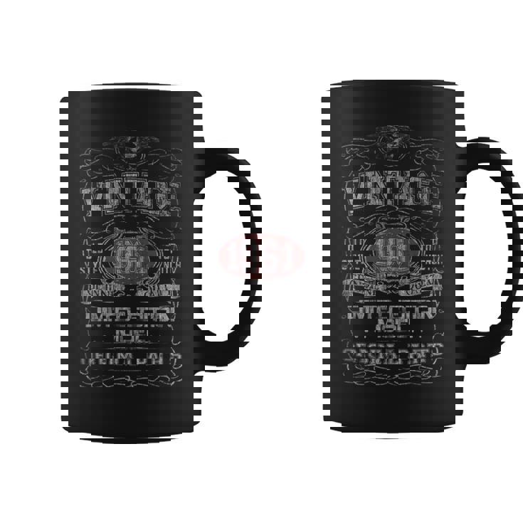 61歳の誕生日ギフト ヴィンテージ 1961年生まれ 1961年 コーヒーマグ