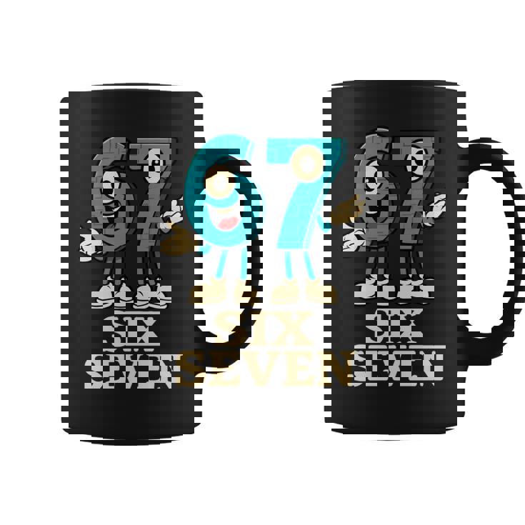 67 シックスセブン 6-7 面白いイタリアンブレインロットスラングゲームミーム 長袖tシャツ コーヒーマグ