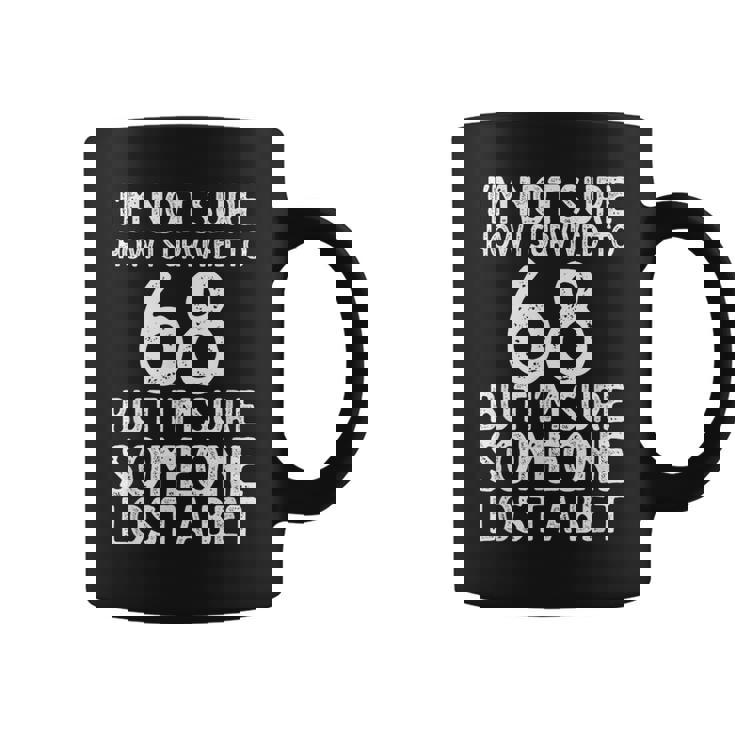 68歳の誕生日に 面白い68歳の誕生日 コーヒーマグ