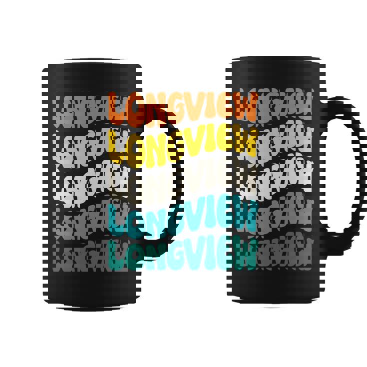 70S Longview 70年代のロングビュー 長袖tシャツ コーヒーマグ