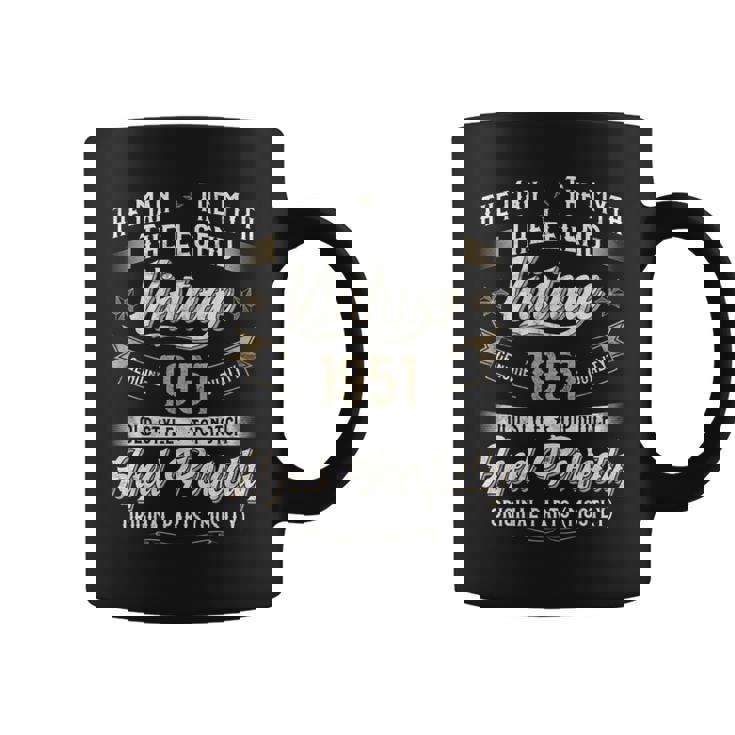 75歳の誕生日プレゼント ヴィンテージ 1951年 男性 面白い 75歳 1951年 長袖tシャツ コーヒーマグ