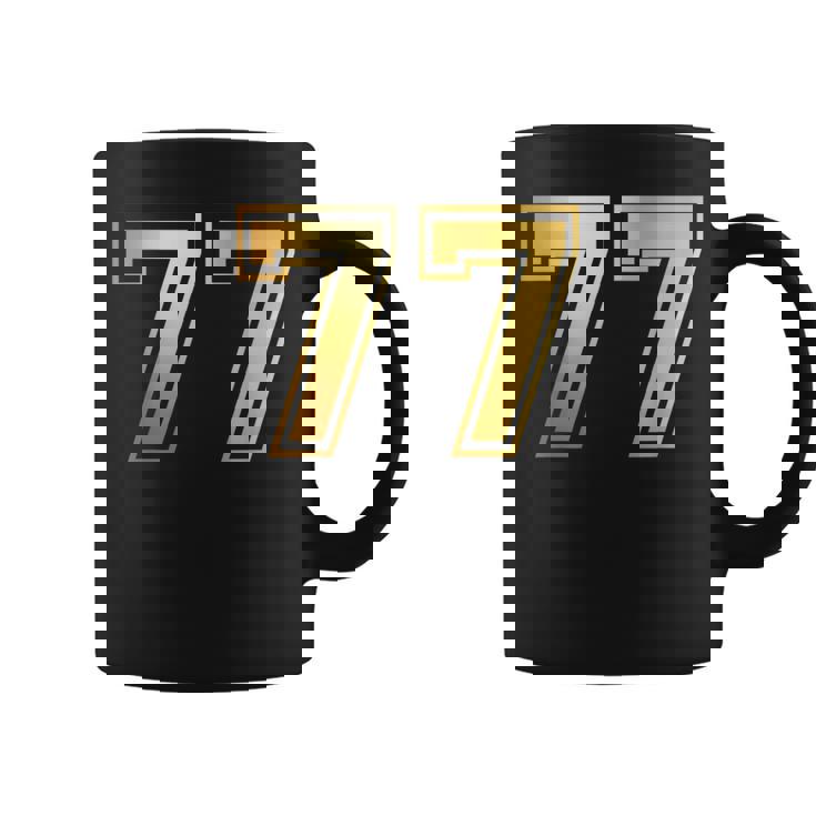 77 ナンバーセブンティセブンチーム スポーツ グラフィック 代表チームマッチング コーヒーマグ