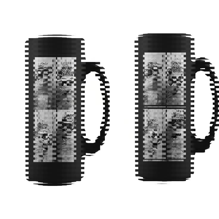 Adorable Hedgehog Sunglasses Animal Photo Forest Animal Coffee Mug