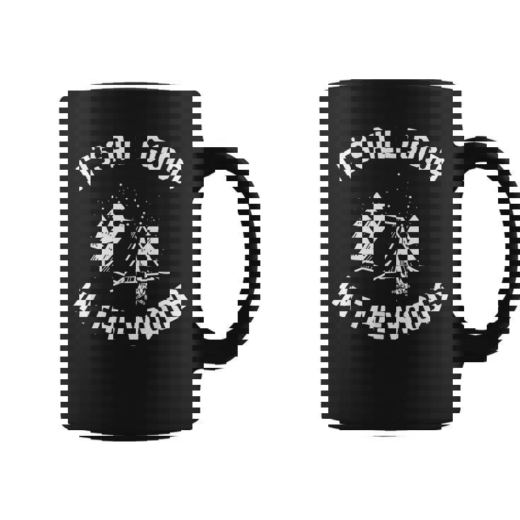 All Good Camp In The Woods 面白いキャンプテント キャンプファイヤー コーヒーマグ