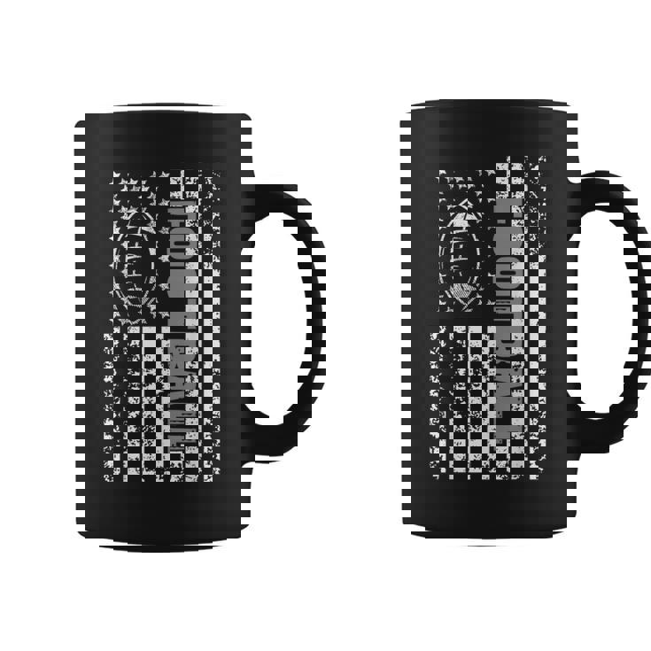 American Flag Football Patriotic Football Coffee Mug