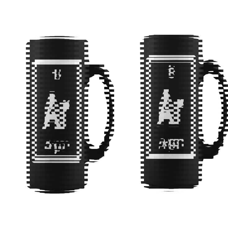 Argon Ar 元素周期表 サイエンスギフト コーヒーマグ