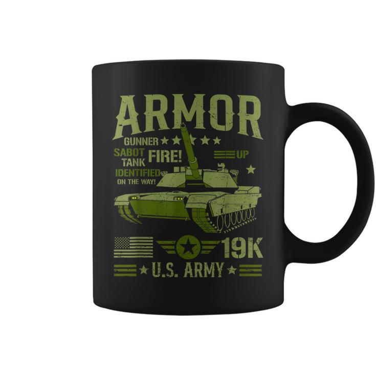 Armor Of Us Military M1 Abrams Battle Tank 19K Tanker Coffee Mug - Monsterry