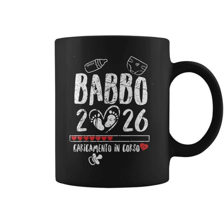Babbo 2026 Loading Annuncio Gravidanza Uomo Futuro Papà Tazze