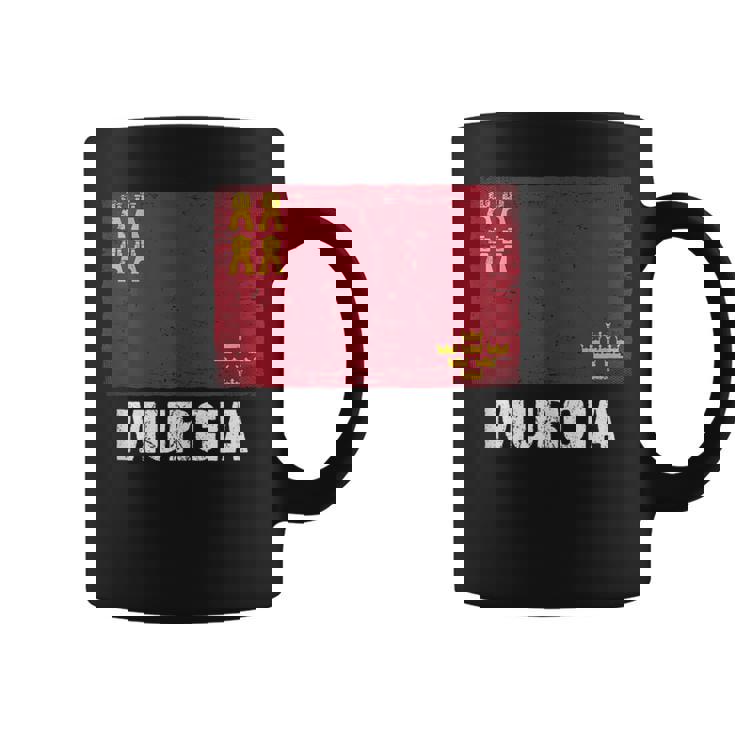 Bandera Región De Murcia In Mangas Taza de café