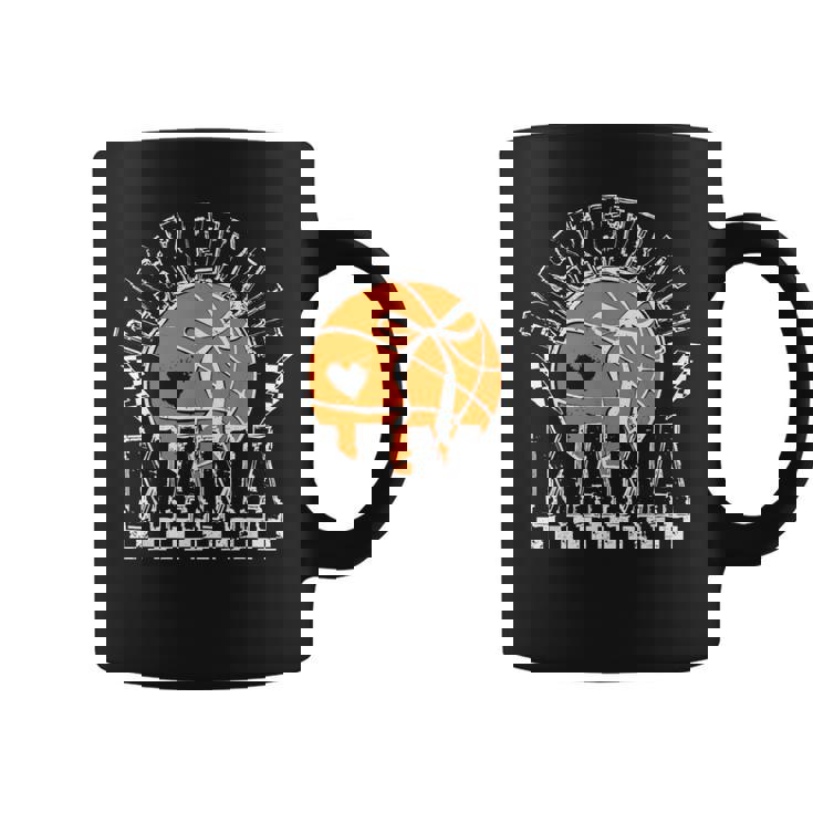 Basketball Mama Coquette Bow Game Day Sports Lover Mom Coffee Mug