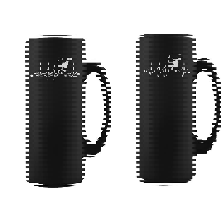 Beagle Heartbeat Ecg Beagle Dog Mum コーヒーマグ