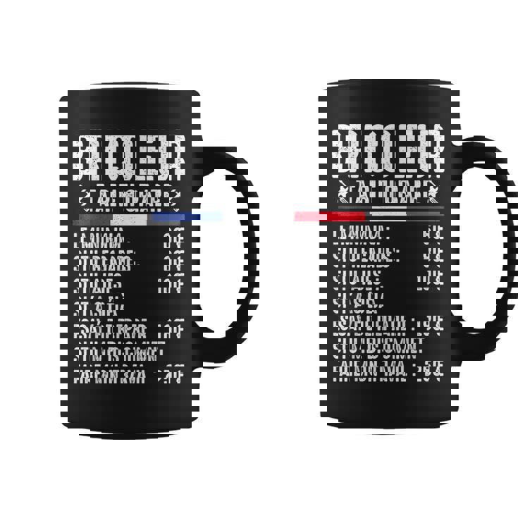 Bricoleur Tarif Horaire Bricolage Bricole Homme Drôle Tasse