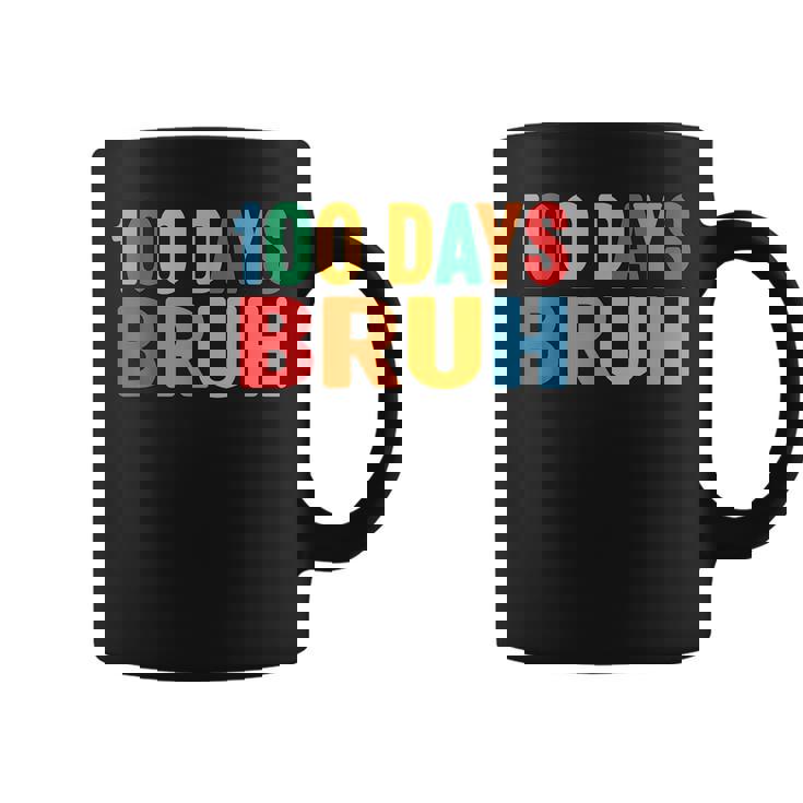 Bruh 100Th Day Ofchool 100 Days Ofchool シャツ キッズ 男の子 コーヒーマグ