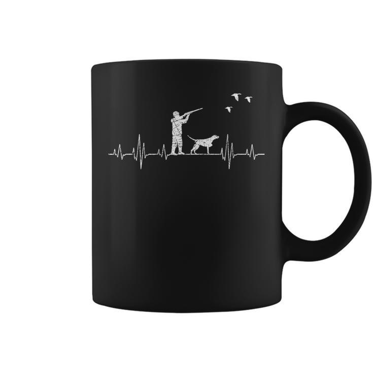 Tazza Divertente Per Cacciatori Con Cervo E Scritta 'Mir Reicht's, Ich Gehe Jagen' - 330 Ml, Ceramica, Lavabile In Lavastoviglie, Regalo Per Uomo
