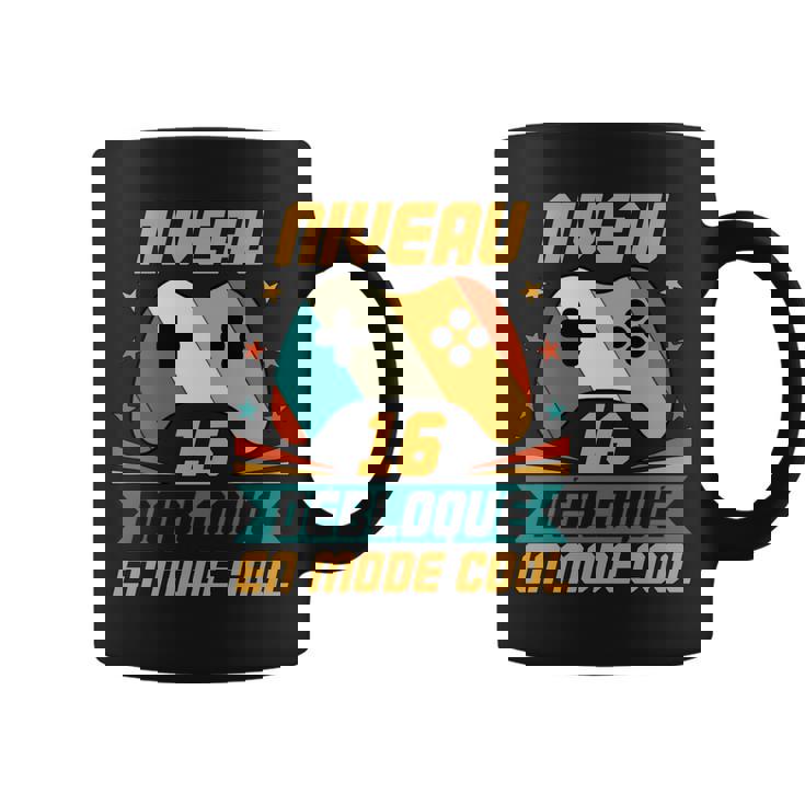 Cadeau Anniversaire Garçon 16 Ans Ado Gamer Humour Manche Longue Tasse
