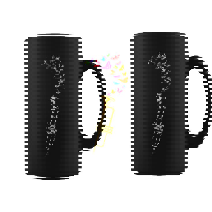 Cadeau Pour Trompettiste Papillon Joueur De La Trompette Tasse
