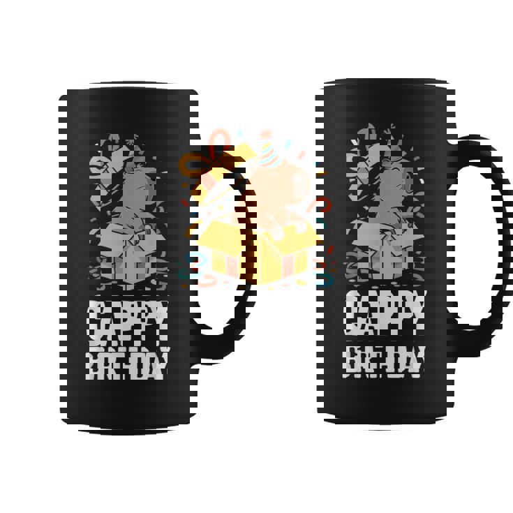 Cappy Cumpleaños Capybara Lover Cumpleaños Capibara Taza de café