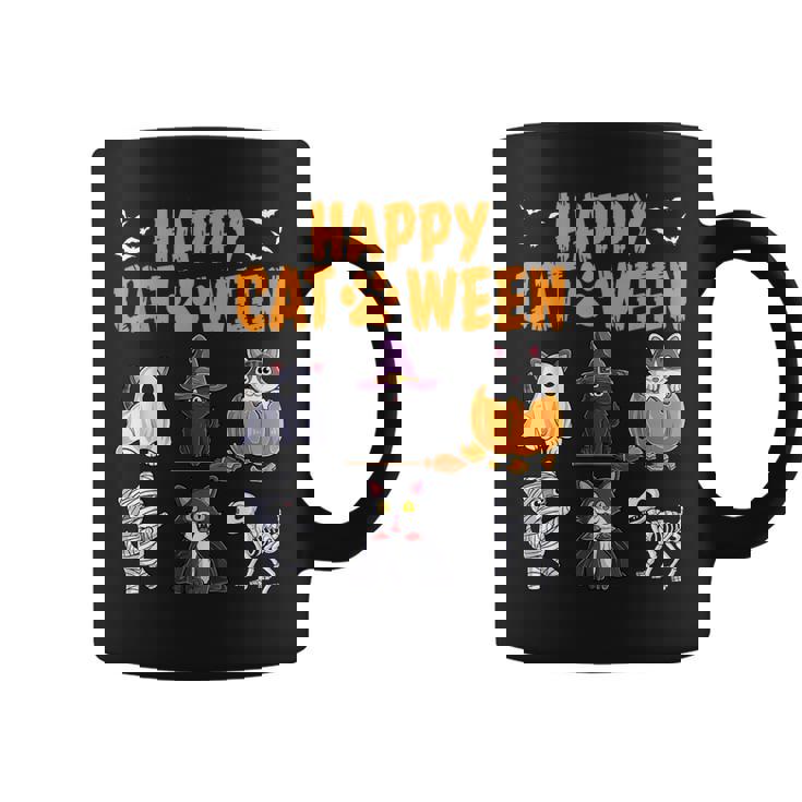 Cats Halloween Spooky Holiday Cute Kitten Cat Halloween Coffee Mug