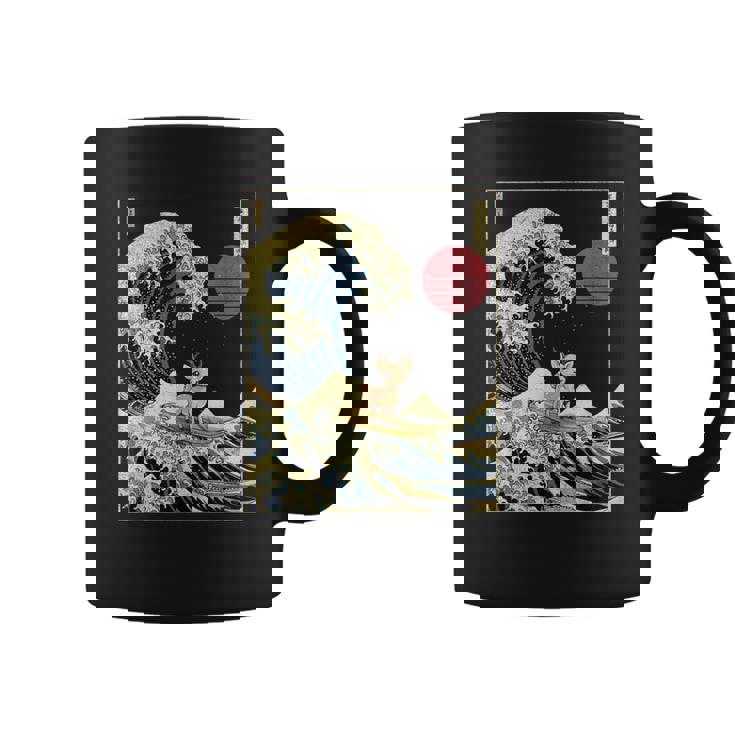 Cerf Kanagawaague Drôleurf Animal Tasse