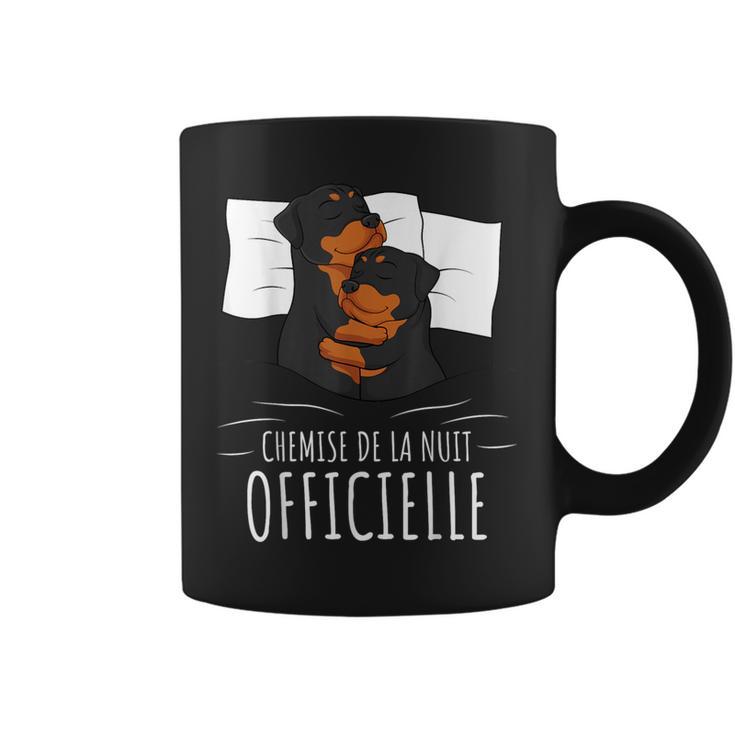 Chemise De La Nuit Officielle Rottweiler Chien Pyjama Tasse
