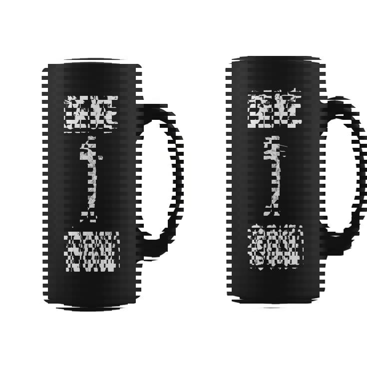 Conduce Responsablemente Divertido Golf Golf Golf Course Club Team Taza de café