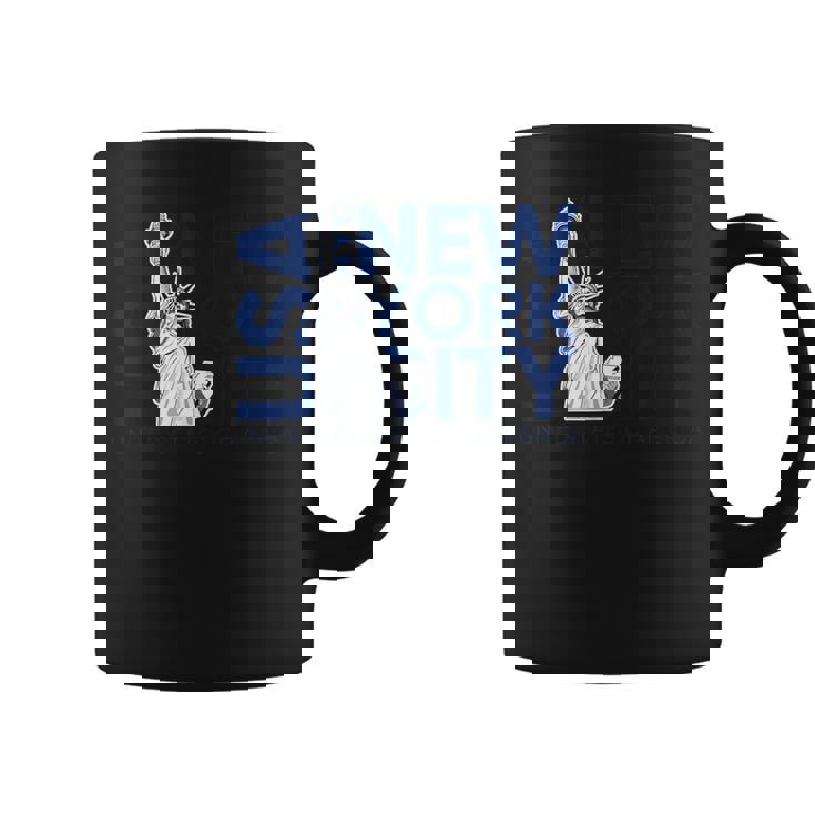 Cool Nyc New York Citytatue Of Liberty With Usa Flag コーヒーマグ