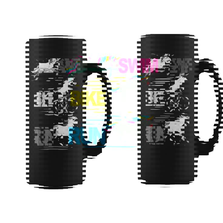 Course Natationélo Licorne Drôle Triathlète Triathlon Tasse