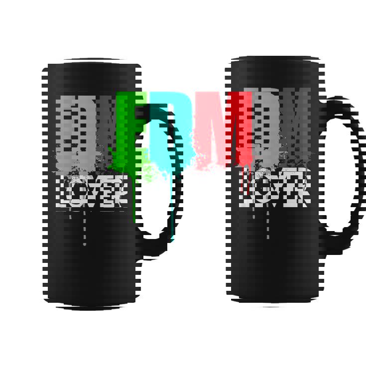 Cute Edm Cool Edm Lover Rave ホワイトインク コーヒーマグ