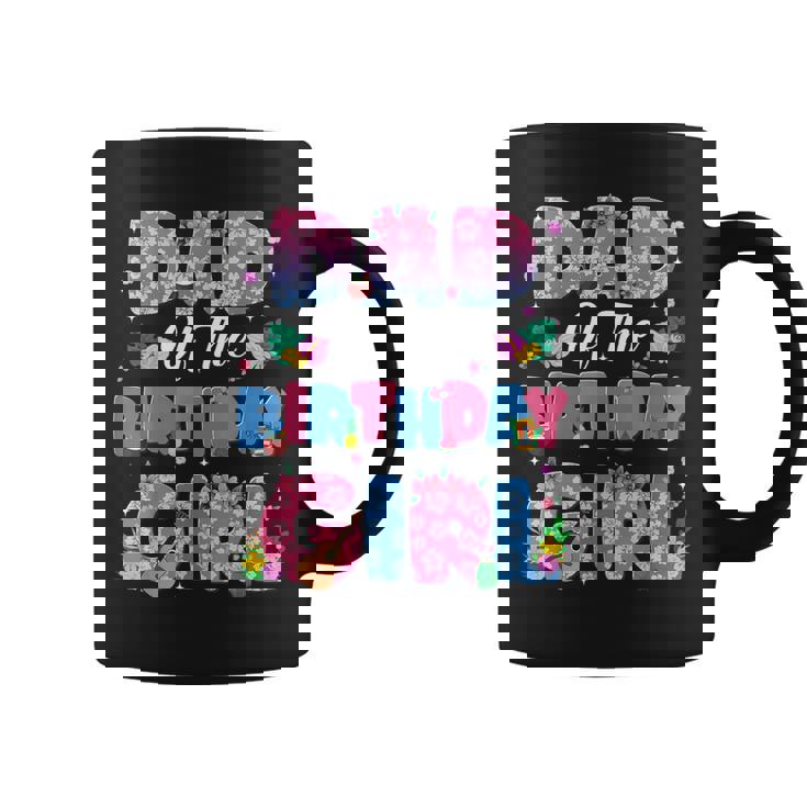 Dad And Mom Of The Birthday Girl Party Decor Family Matching Coffee Mug