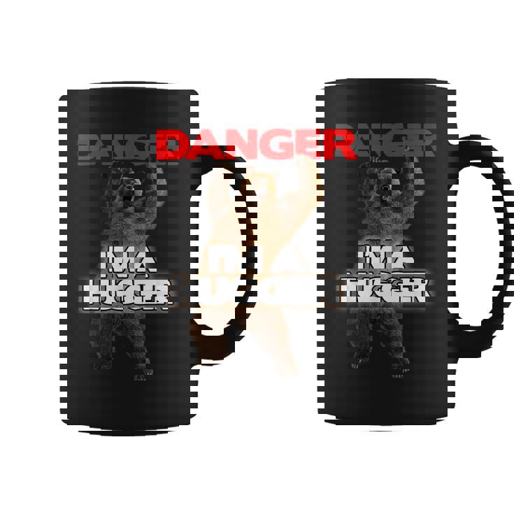 Danger I'm A Big Hugger 面白い危険な熊のハギング コーヒーマグ