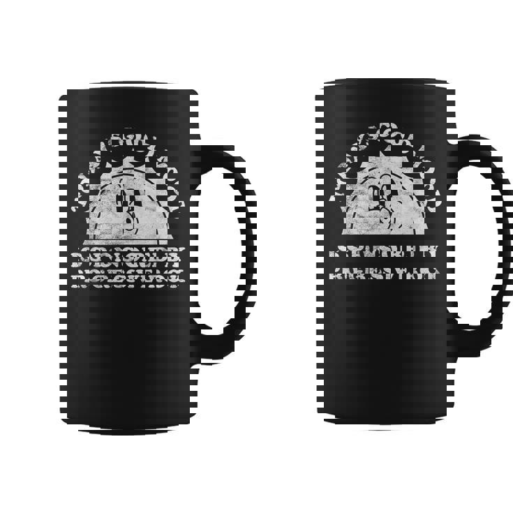 Divertido Y Lindo Retrointage Progresivo Rock O Rock Progresivo Taza de café