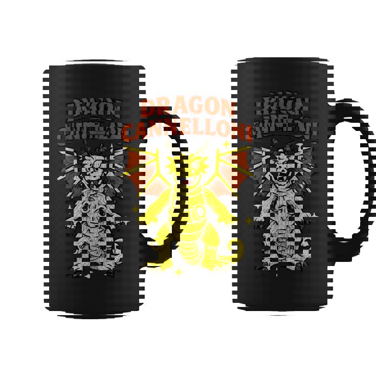 Dragon Cannelloni 面白いイタリアンブレインロットパスタスラングミーム コーヒーマグ