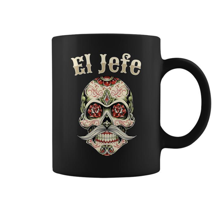 El Jefeugarkull Dia De Los Muertos El Jefe Tasse
