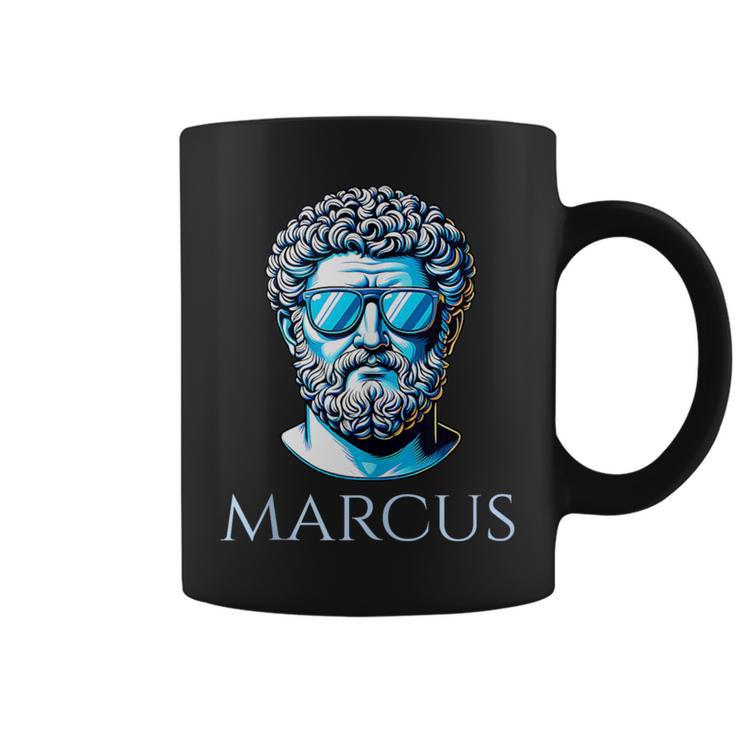 Estoico Estoicismo Marco Aurelio Filosofía Gráfico In Mangas Taza de café