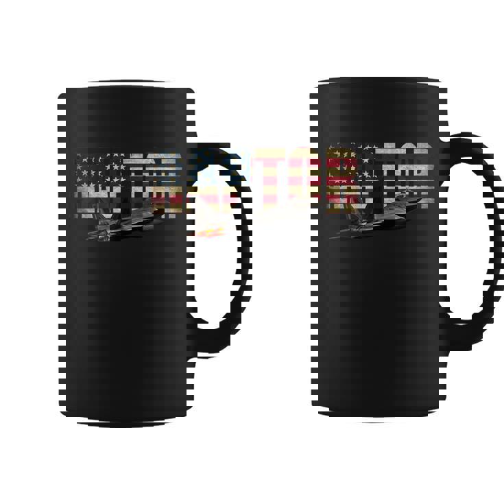 F-22 F22 ラプター ジェット戦闘機 アメリカ国旗 パイロット コーヒーマグ