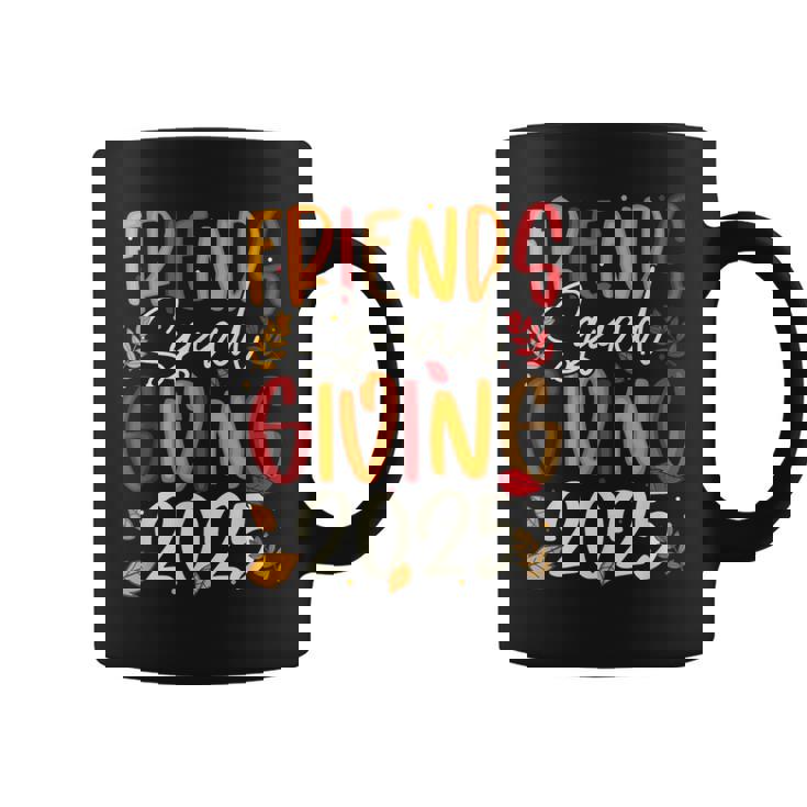 Friends Squad Giving 2025 Autumn Fall Thankful Thanksgiving Coffee Mug