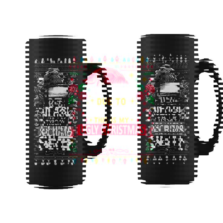 Due To Inflation Ugly Christmas Sweaters Christmas Coffee Mug