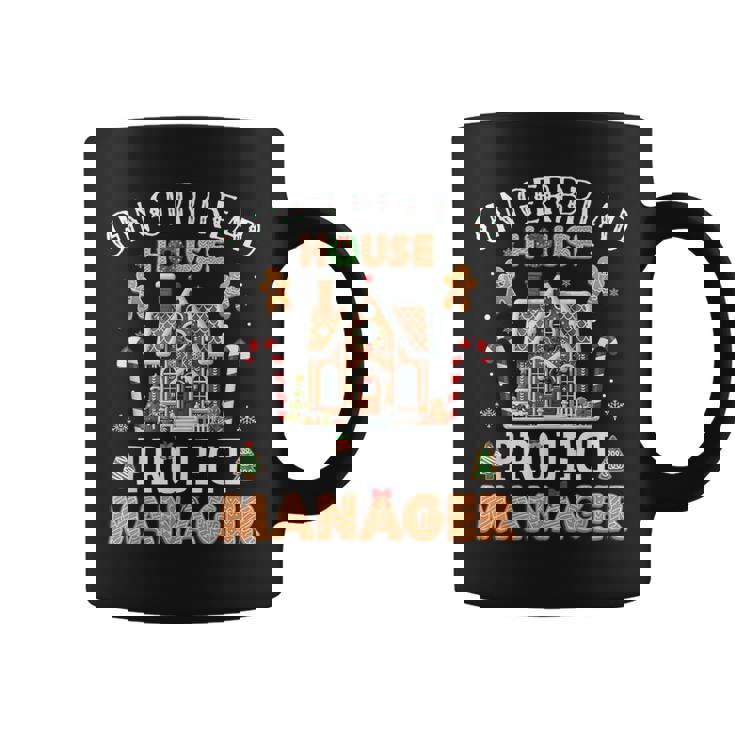 Gingerbread House Project Manager Cookie Baking Xmas Coffee Mug