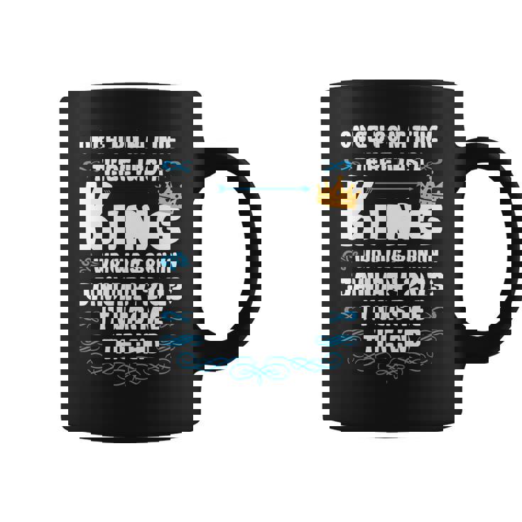 Había Unaez Un Rey Cumpleaños De Enero De 2013 Manga Larga Taza de café