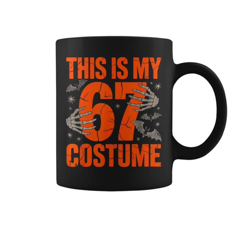 This Is My Halloween 67 Costume Number 6 7 Meme Six Seven Coffee Mug ...