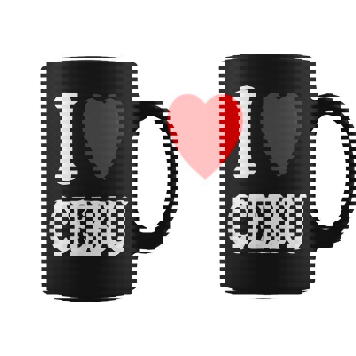 I Heart 愛 セブ 旅行 バケーション ツーリズム フィリピン コーヒーマグ