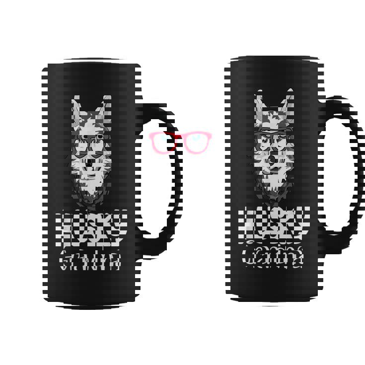 Huskyiberiano Abuela Pawma Perro Abuelos Abuela Taza de café