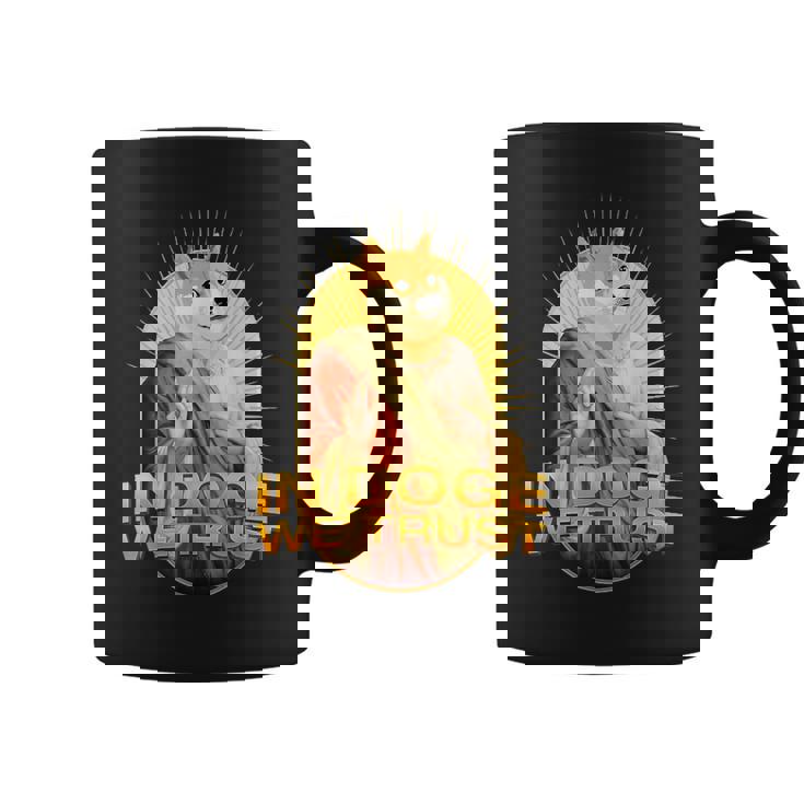 In Doge We Trust Doge Dogecoin 柴犬 コーヒーマグ